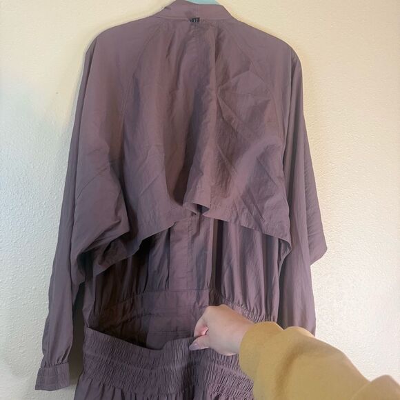 Athleta x Alicia Keys Mauve open back utility jumpsuit 22 - Picture 6 of 9